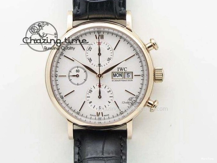 MIROTIME 0113 Comfortable Pilot Chrono IW388003 Real Ceramic ZF 1:1 Best Edition On Black Nylon Strap A 7322